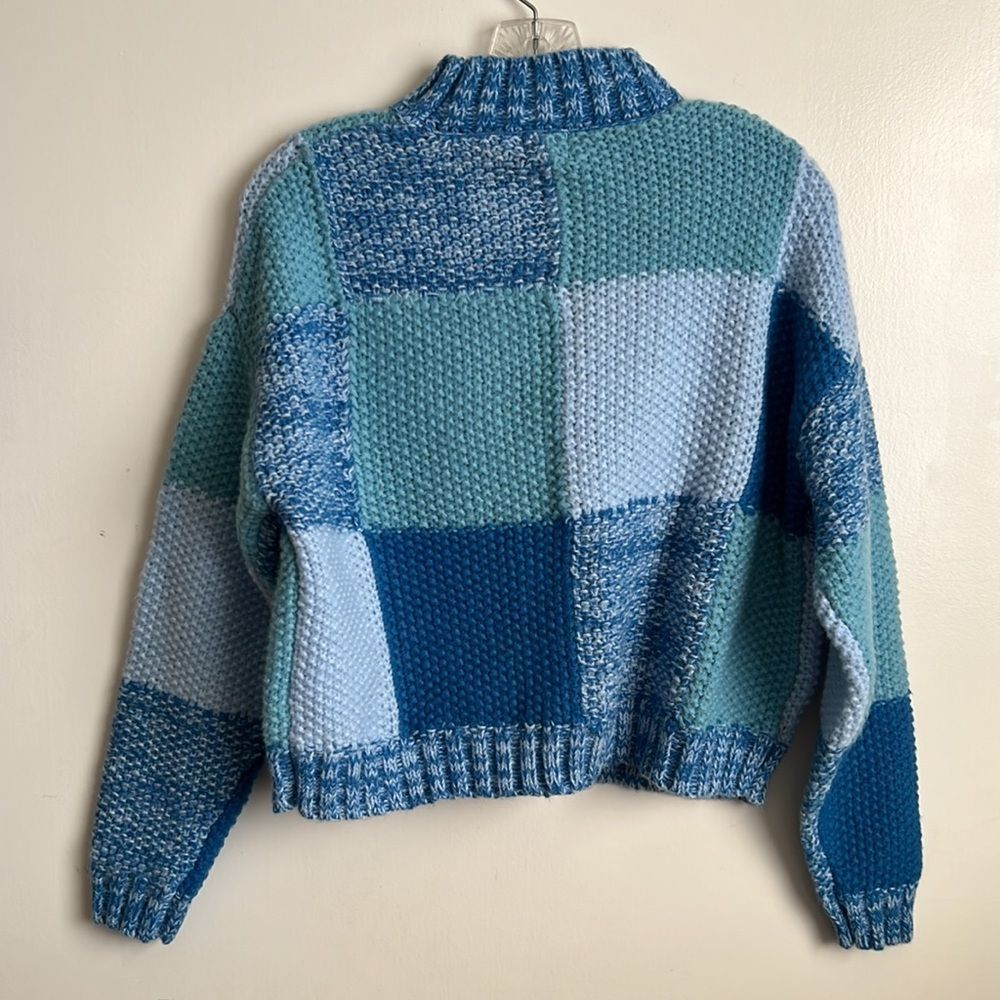 COTTON:ON Sweater Colorblock Blue - Picture 3 of 11